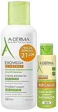 Düfte, Parfümerie und Kosmetik Set - A-Derma Exomega Control (b/cr/400ml + shower/oil/100ml)