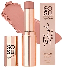 Düfte, Parfümerie und Kosmetik Gesichtsrouge - Sosu Cosmetics Blush On The Go Cream Stick