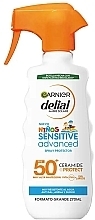 Sonnenschutzspray für Kinder - Garnier Delial Kids Sensitive Advanced Spray SPF50+ Ceramide Protect — Bild N3