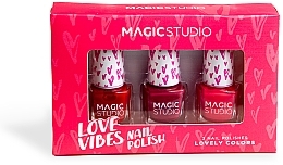 Düfte, Parfümerie und Kosmetik Nagellack-Set - Magic Studio Love Vibes 3 Nail Polishes (nail/polish/3x1.8ml)