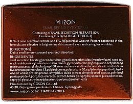 Reparierende Augenkonturcreme mit Schneckenextrakt - Mizon Snail Repair Eye Cream — Bild N3