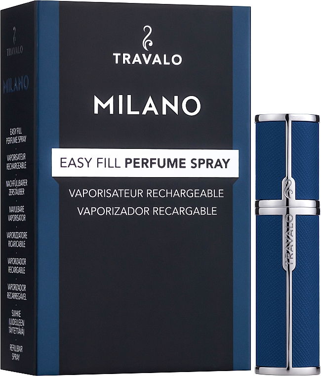 Nachfüllbarer Parfümzerstäuber blau - Travalo Milano Blue — Bild N1