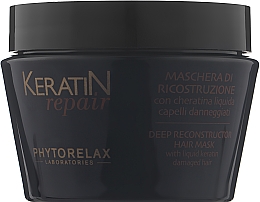 Düfte, Parfümerie und Kosmetik Regenerierende Haarmaske mit Keratin - Phytorelax Laboratories Keratina Deep Reconstructor Mask