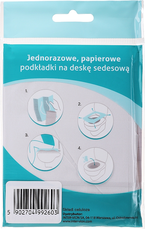 Papierauflagen für Toilettensitz 499260 - Inter-Vion — Bild N2