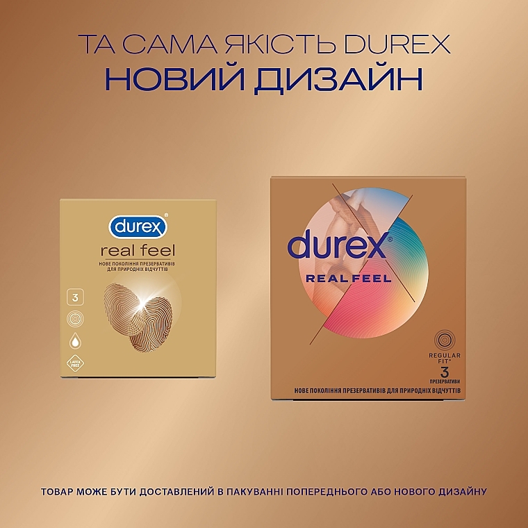 Kondome aus RealFeel-Material 3 St. - Durex Real Feel — Bild N4