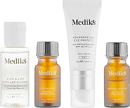 Set - Medik8 The CSA Philosophy Kit Eye Edition (serum/7ml + cr/15ml + serum/7ml + cleanser/30ml) — Bild N2