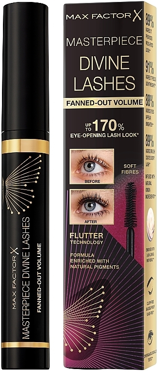 Wimperntusche - Max Factor Masterpiece Divine Lashes Volumising Mascara  — Bild N2