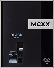 Mexx Black Man - Duftset (Eau de Toilette 30ml + Duschgel 50ml) — Bild N1
