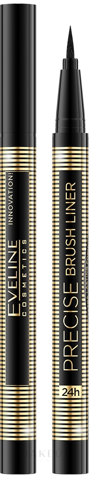 Eyeliner - Eveline Cosmetics Precise Eye Liner Brush — Bild Black