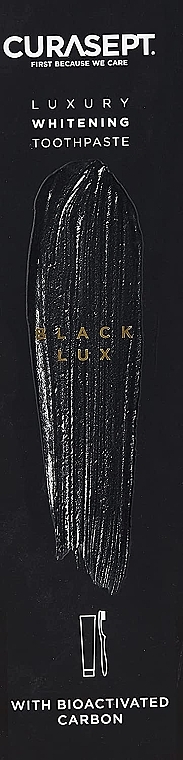 Set - Curaprox Curasept Black Whitening Luxury (t/paste/75ml + toothbrush) — Bild N3