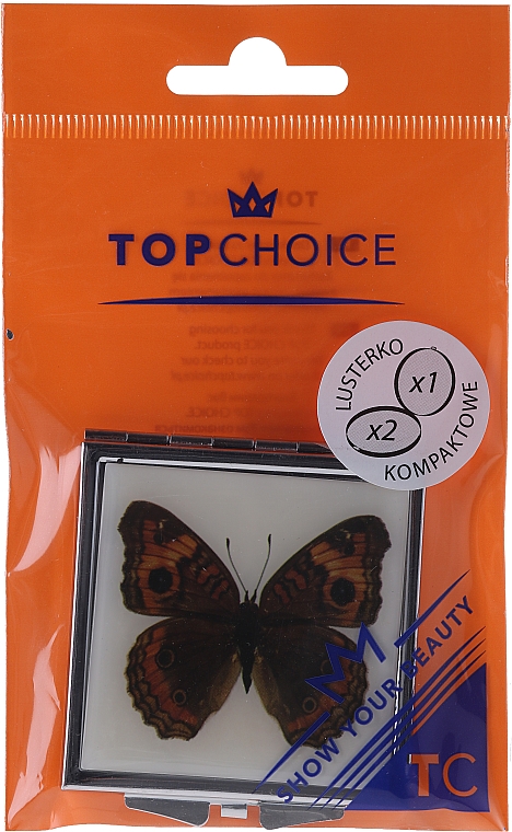 Kosmetischer Taschenspiegel Schmetterling 85420 - Top Choice — Foto N1