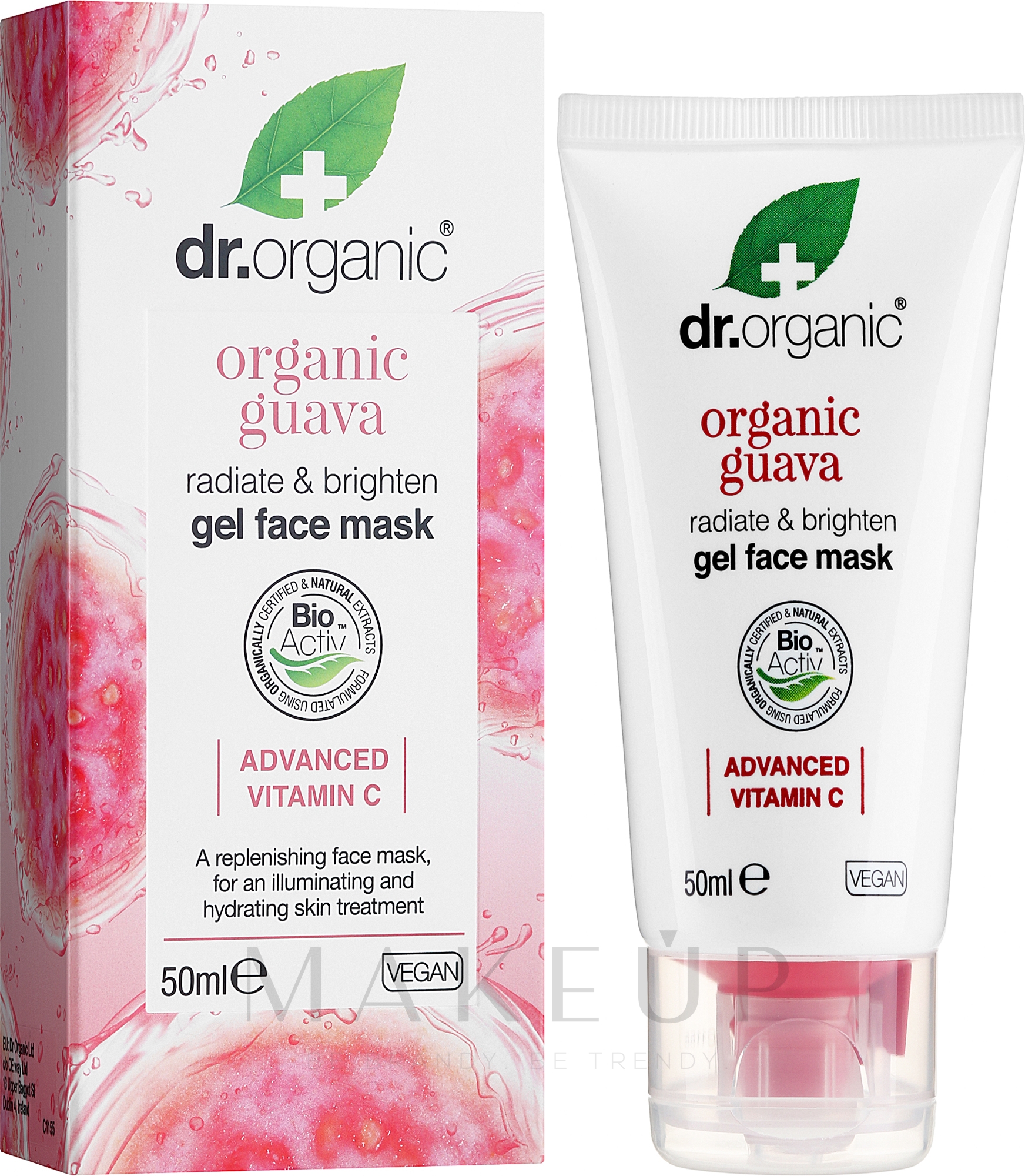 Gesichtsmaske mit Bio-Guava-Gel - Dr. Organic Organic Guava Gel Face Mask — Bild 50 ml