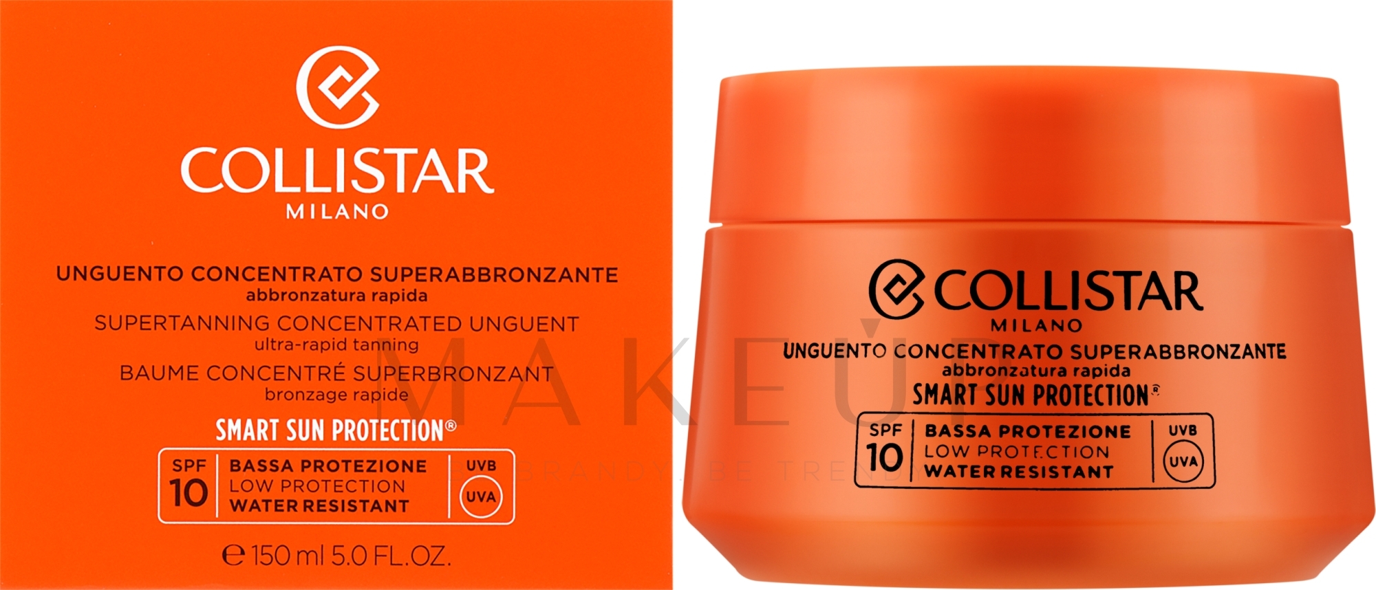 Konzentrierte Sonnencreme SPF10 - Collistar Special Perfect Tanning Supertanning Concentrated Cream SPF10 — Bild 150 ml