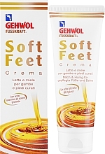 Sanfte Fußcreme mit Milch, Honig und Hyaluronsäure - Gehwol Fußkraft Soft-Feet Creme — Bild N2