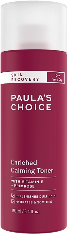 Beruhigendes und regenerierendes Tonikum für trockene Haut - Paula's Choice Skin Recovery Enriched Calming Toner  — Bild N1