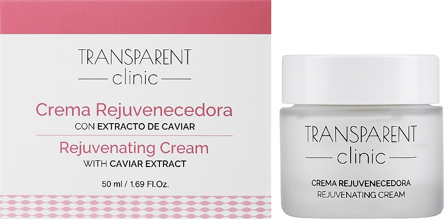 Verjüngende Gesichtscreme mit Kaviarextrakt - Transparent Clinic Crema Rejuvenecedora — Bild N2