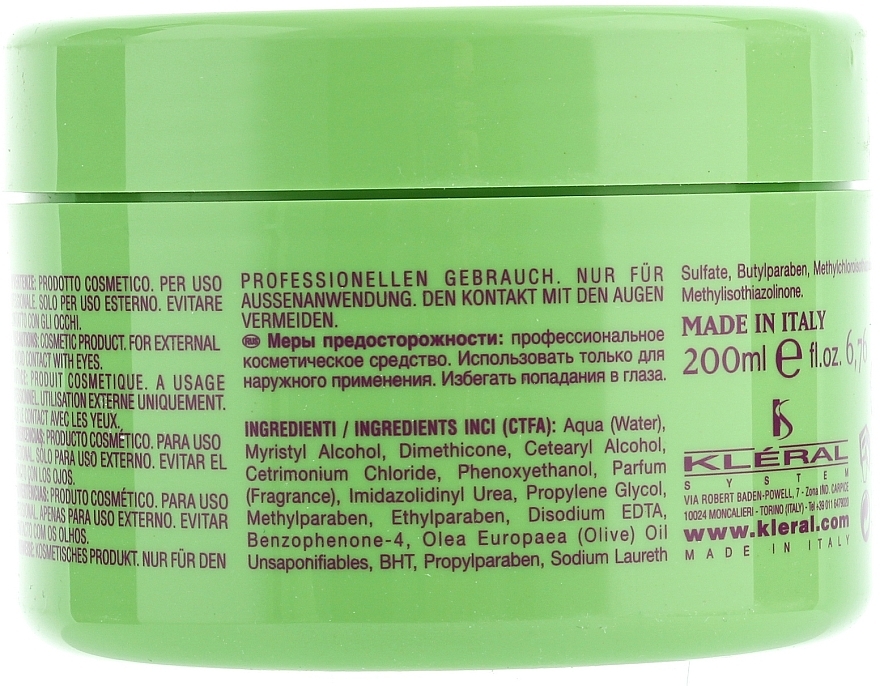 Haarmaske - Kleral System Reviving Cream Gel — Bild N2