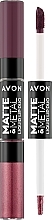 Flüssiger Lippenstift 2in1 - Avon Matte & Metal Liquid Lip Duo — Bild N1