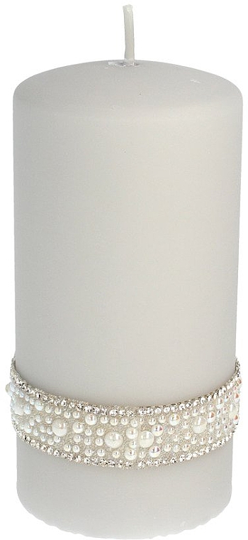 Dekorative Kerze Crystal Opal - Artman Christmas Candle Crystal Opal Ø7xH14cm — Bild N1