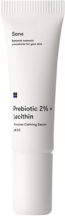 Beruhigendes Serum für das Gesicht - Sane Prebiotic 2% + Lecithin Rosacea Calming Serum pH 6.5 — Bild N1