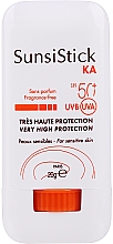Düfte, Parfümerie und Kosmetik Sonnenschutzstick für empfindliche lokalisierte Körper- und Gesichtsbereiche SPF 50+ - Avene SunsiStick KA SPF 50+