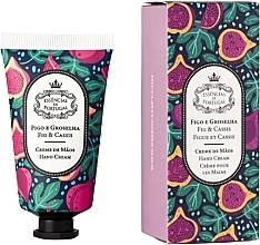 Düfte, Parfümerie und Kosmetik Handcreme Feigen und schwarze Johannisbeeren - Essencias De Portugal Natura Hand Cream Fig & Cassis