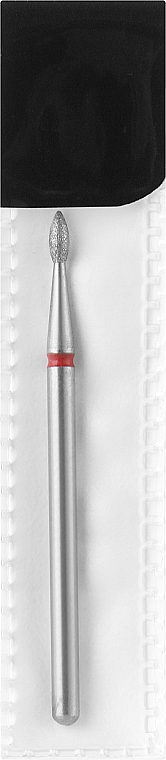Nagelfräser in Geschossform 1,8 mm rot-silber - Head The Beauty Tools — Bild N1