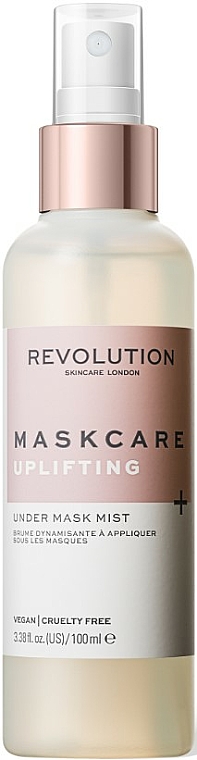 Feuchtigkeitsspendendes und belebendes Gesichtsspray - Revolution Skincare Maskcare Uplifting Under Mask Mist — Bild N1