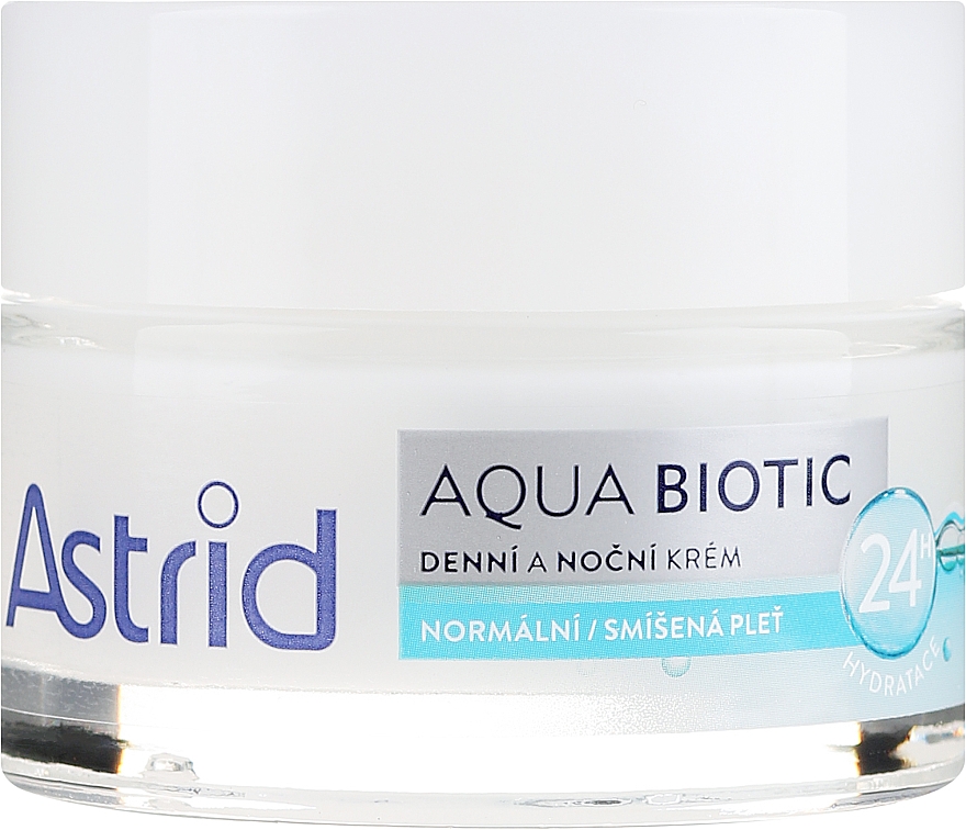 Intensiv feuchtigkeitsspendende Gesichtscreme für mormale und Mischhaut - Astrid Aqua Biotic Day & Night Face Cream — Bild N2