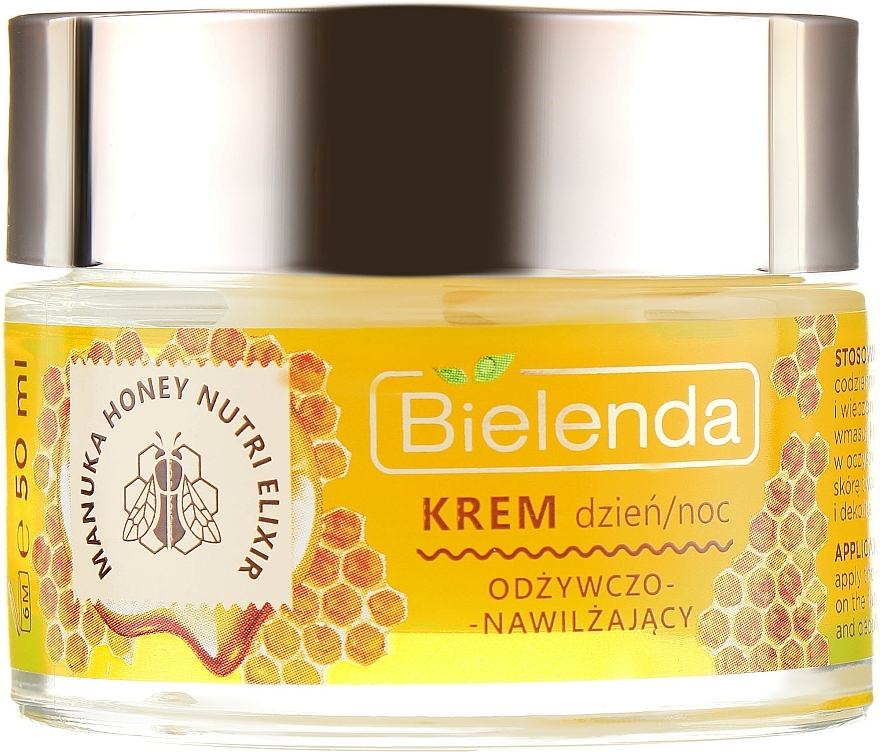 Pflegende Gesichtscreme für Tag und Nacht- Bielenda Manuka Honey Nutri Elixir Day/Night Cream — Foto N2