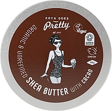 Shea- und Kakaobutter für den Körper - Zoya Goes Pretty Shea Butter With Cacao Organic Cold Pressed — Bild N2