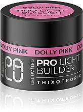 Aufbauendes Nagelgel - Palu Pro Light Builder Gel Dolly Pink  — Bild N1