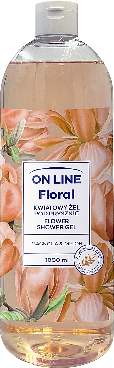 Duschgel Magnolie und Melone - On Line Floral Flower Shower Gel Magnolia & Melon — Bild N1