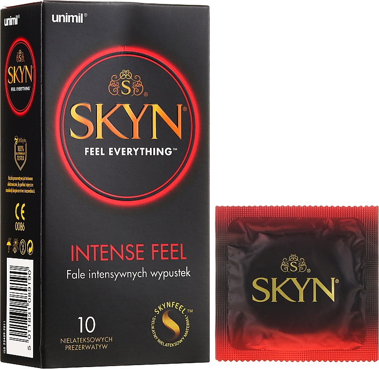 Kondome Intense Feel 10 St. - Unimil Skyn Feel Everything Intense Feel — Bild N1