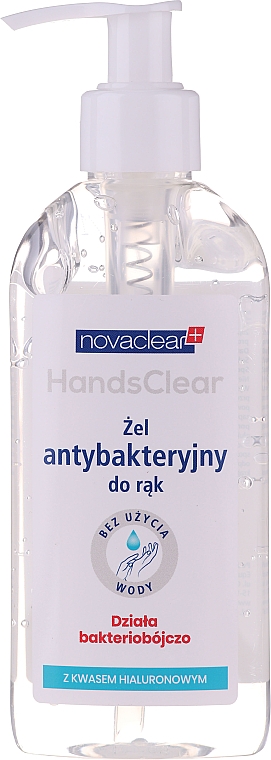 Antibakterielles Handreinigungsgel mit Hyaluronsäure - Novaclear Hands Clear — Bild N1