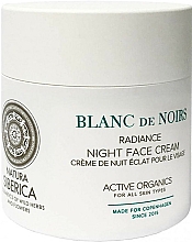 Düfte, Parfümerie und Kosmetik Regenerierende und feuchtigkeitsspendende Nachtcreme für mehr Ausstrahlung - Natura Siberica Copenhagen Blanc de Noirs Radiance Night Face Cream