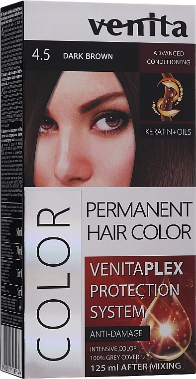 Haarfarbe - Venita Plex Protection System Permanent Hair Color