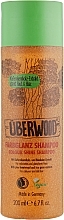 Festigendes Farbschutzshampoo für coloriertes und glanzloses Haar mit Kiefernkernholz- und Reiskernextrakt - Uberwood Colour Shine Shampoo — Bild N1