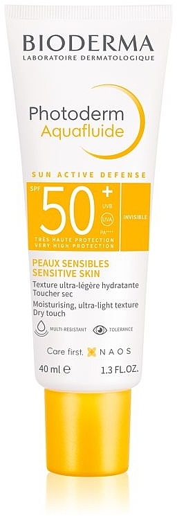 Sonnenschutzfluid für das Gesicht - Bioderma Photoderm Aquafluid SPF50+ — Bild N1