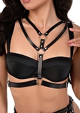 BDSM-Riemen aus Öko-Leder Good Girl schwarz - MAKEUP Women’s PU Leather Harness (1 St.)  — Bild N3