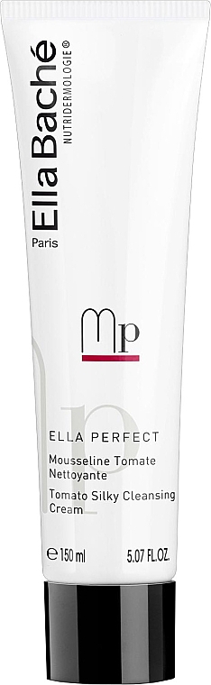 GESCHENK! Reinigungsmousse zum Waschen mit Tomaten - Ella Bache Ella Perfect Tomato Silky Cleansing Cream (Probe)  — Bild N1