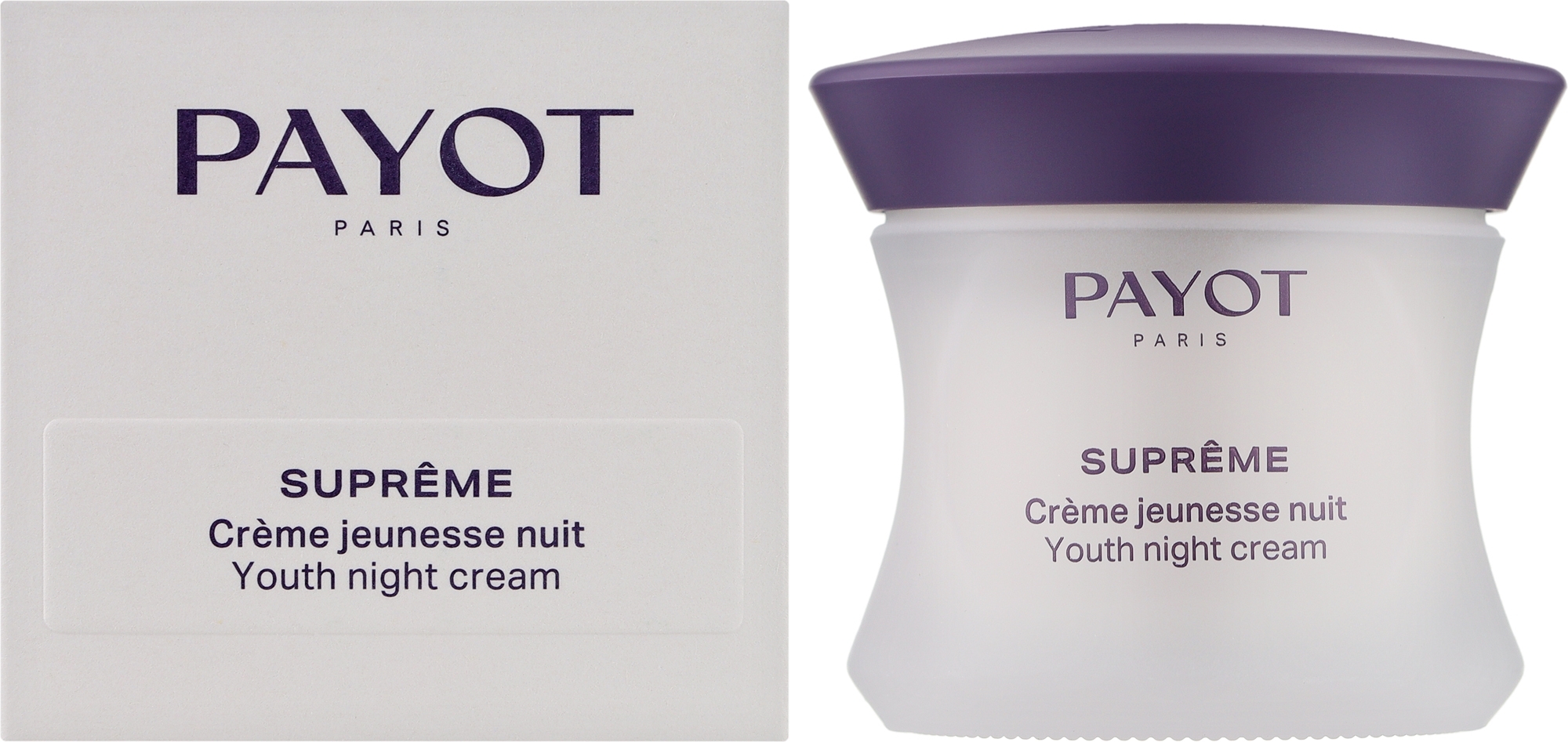 Gesichtscreme für die Nacht - Payot Supreme Youth Night Cream  — Bild 50 ml