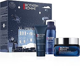 Düfte, Parfümerie und Kosmetik Gesichtspflegeset - Biotherm Homme (Creme 50ml + Reinigungsgel 40ml + Rasierschaum 50ml)
