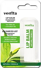 Düfte, Parfümerie und Kosmetik Lippenbalsam mit Teebaumöl und Kokosnuss - Venita Lip Balm Tea Tree Oil + Coconut Oil