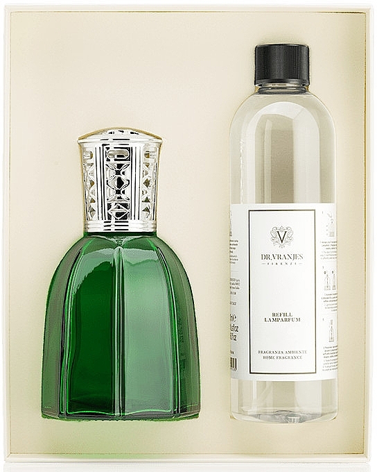 Set - Dr. Vranjes Lamparfum Verde (aroma/lamp/1pcs + refill/500ml) — Bild N1