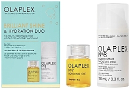 Set - Olaplex Brilliant Shine & Hydration Duo (Haarmaske/30 ml + Haaröl/100 ml) — Bild N1