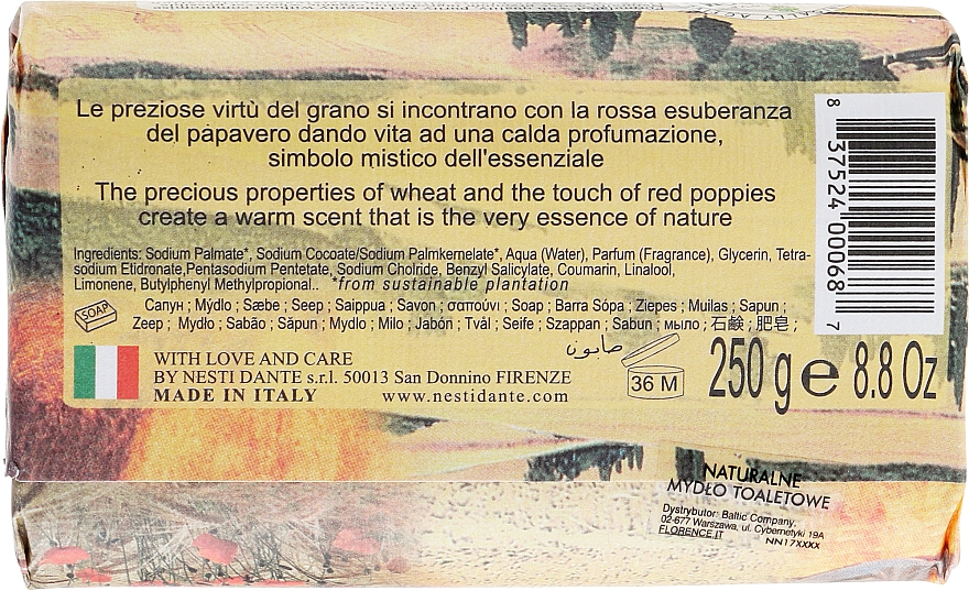 Naturseife The Golden Countryside - Nesti Dante Natural Soap Emozioni in Toscana Collection — Foto N2
