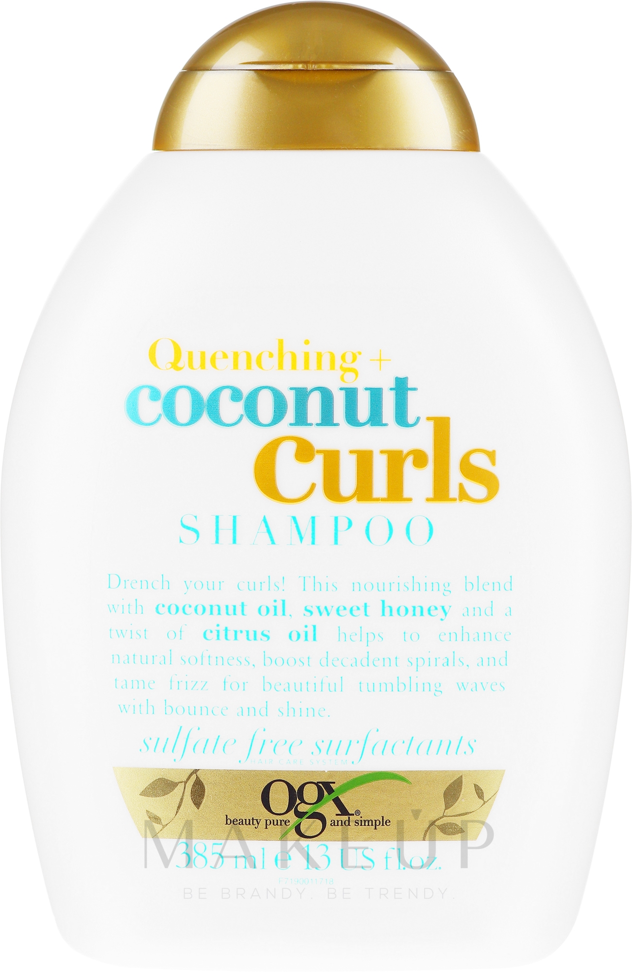 Pflegendes Shampoo für lockiges Haar - OGX Coconut Curls Shampoo — Bild 385 ml