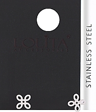 Ohrringe für Frauen Chinesischer Knoten silbern - Lolita Accessories — Bild N1