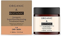 Düfte, Parfümerie und Kosmetik Revitalisierende Gesichtsmaske mit Kurkuma - Organic & Botanic Turmeric Superfood Restoring Treatment Mask